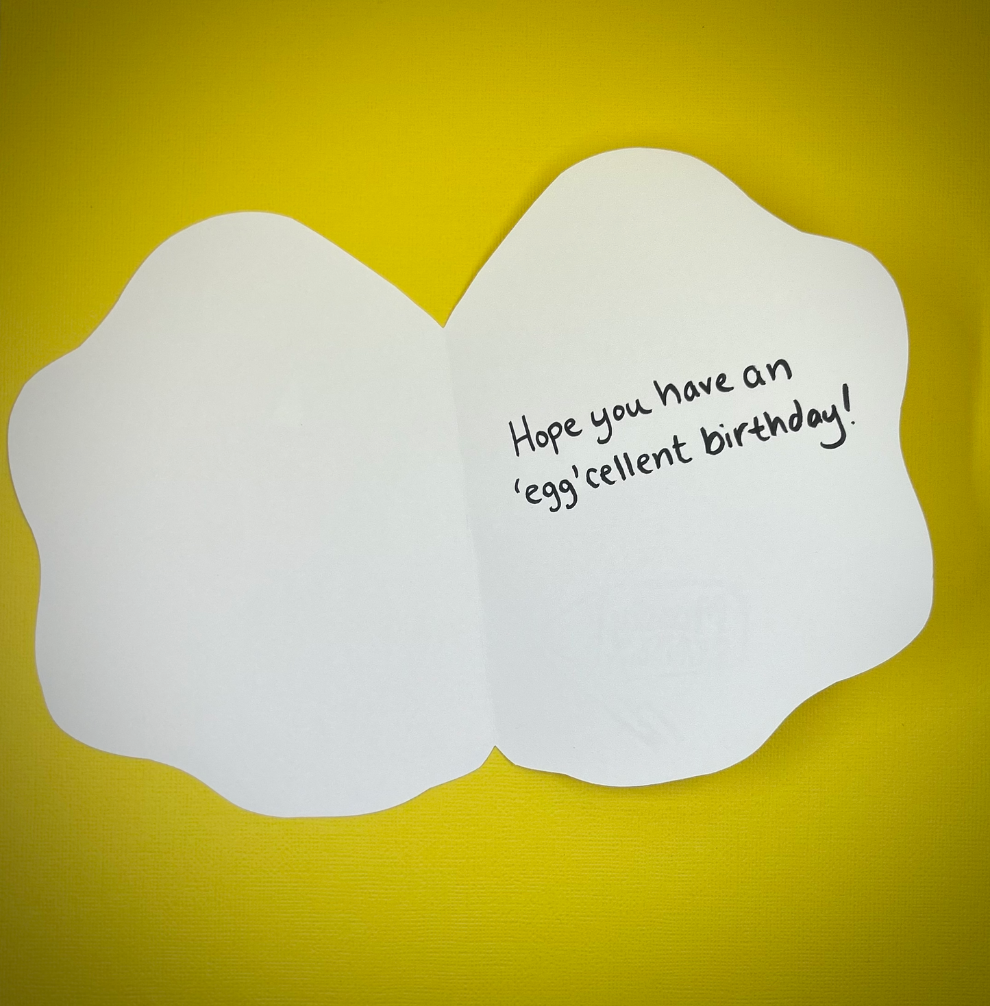 Egg Birthday Card