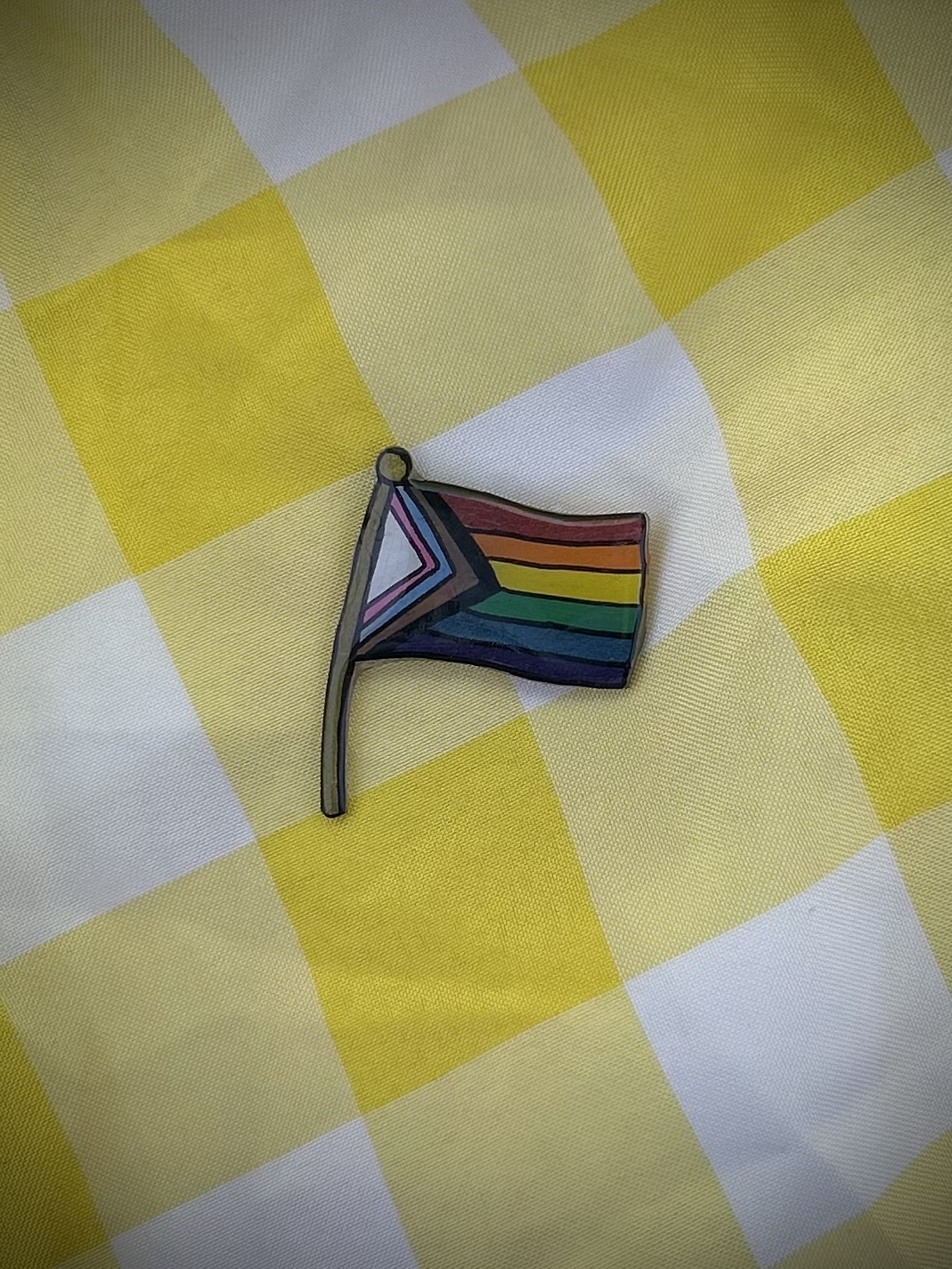 Progress Pride Flag Pin