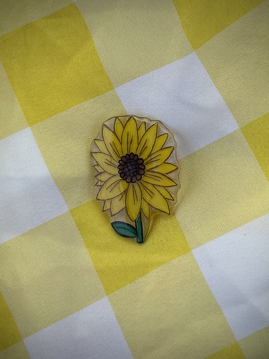 Sunflower Pin