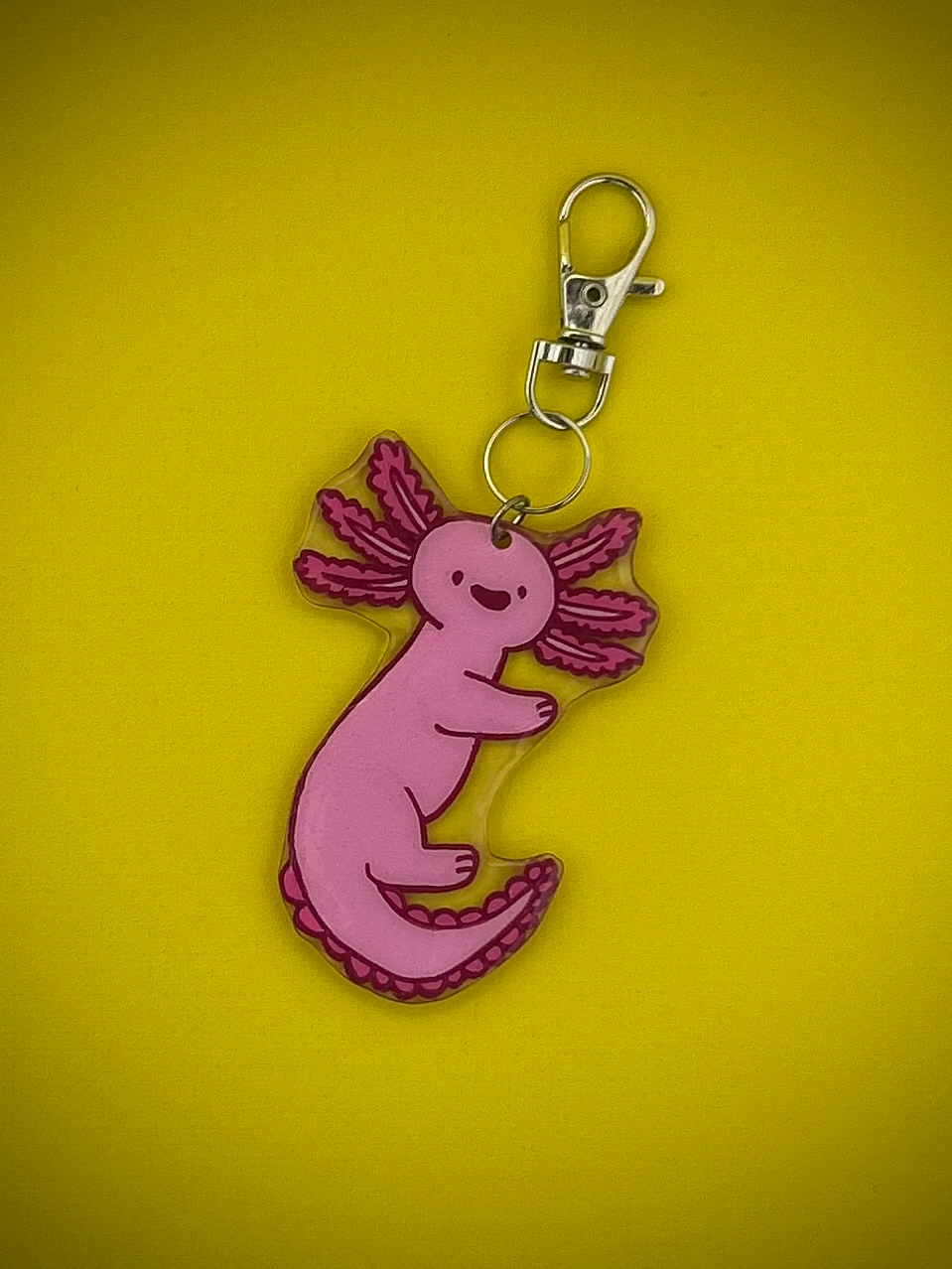 Axolotl Keychain