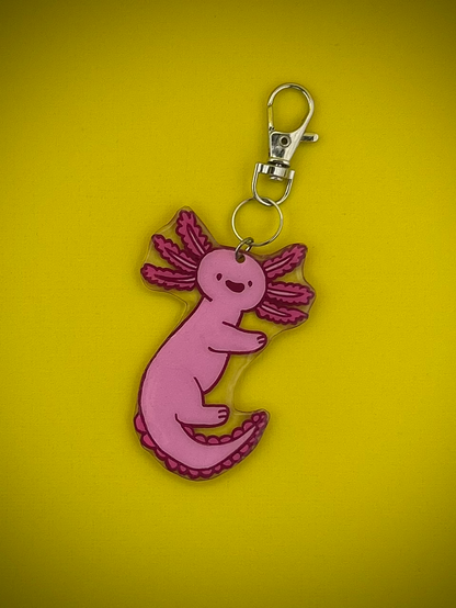 Axolotl Keychain