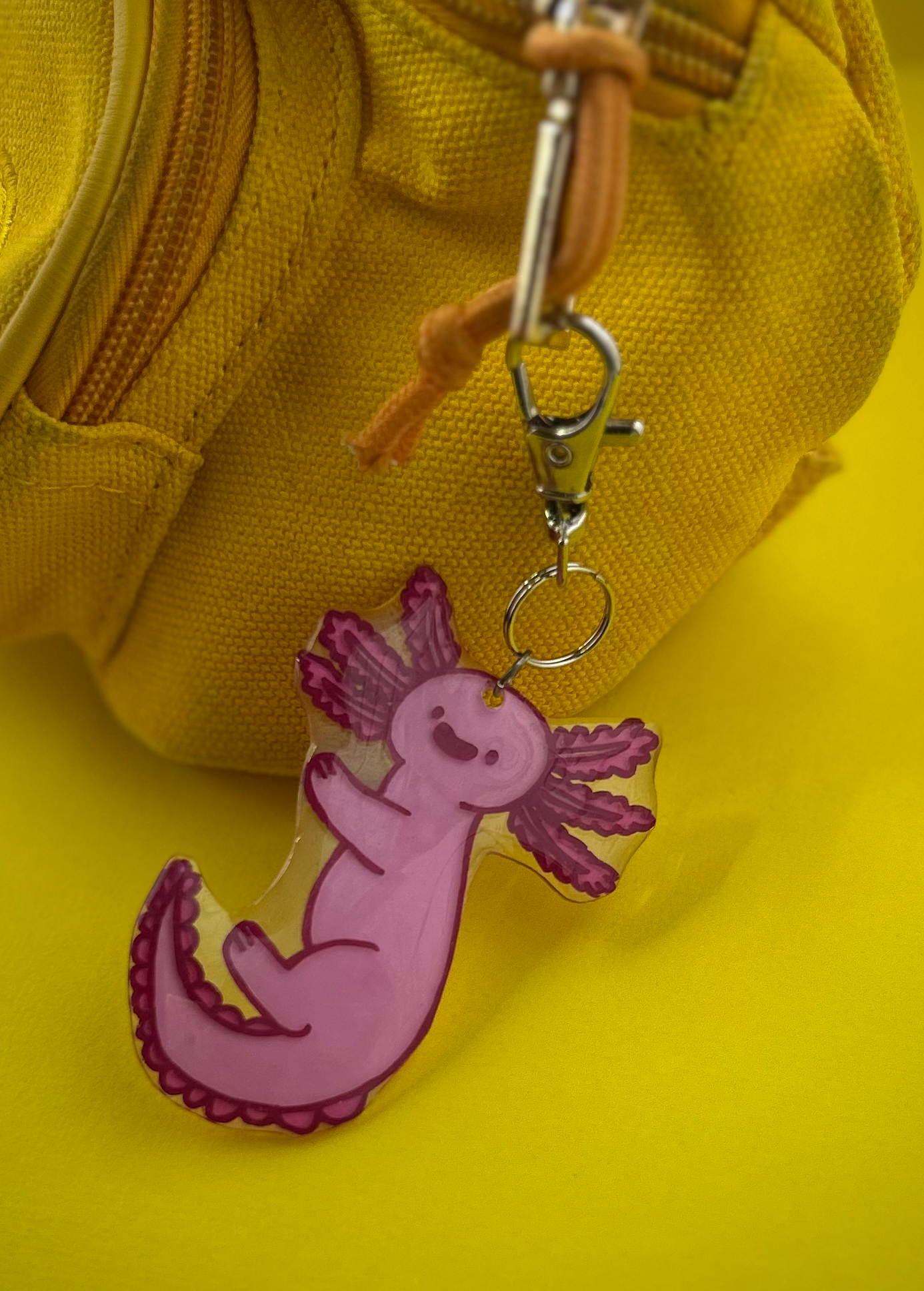 Axolotl Keychain
