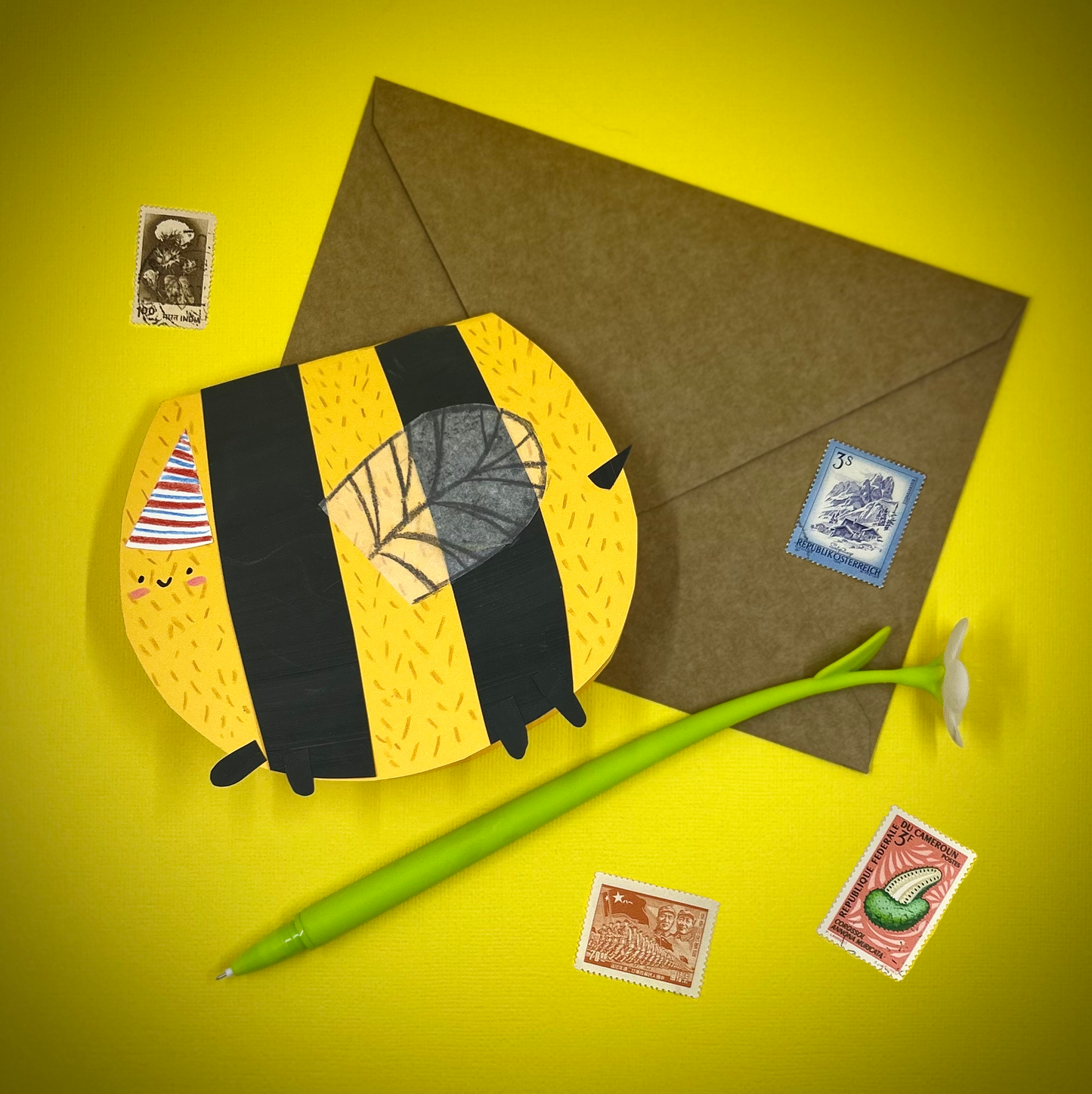 Bee Birthday Card
