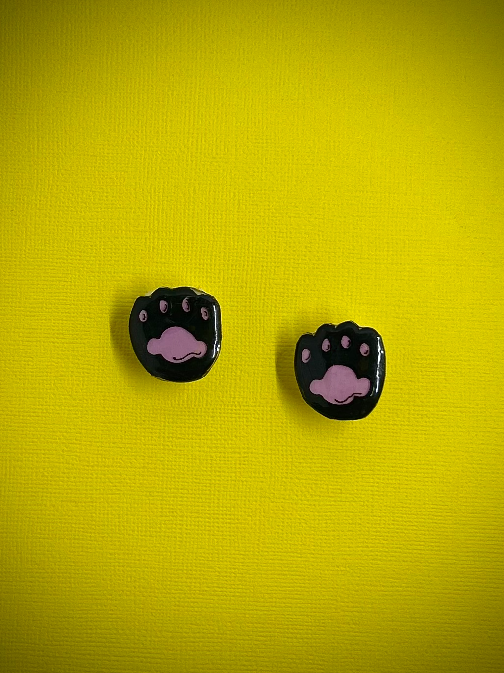 Cat Paw Stud Earrings