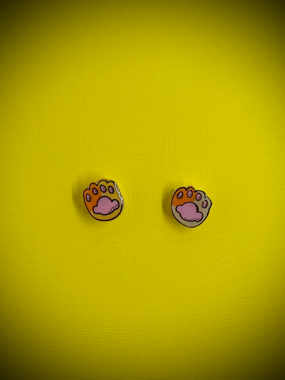 Cat Paw Stud Earrings