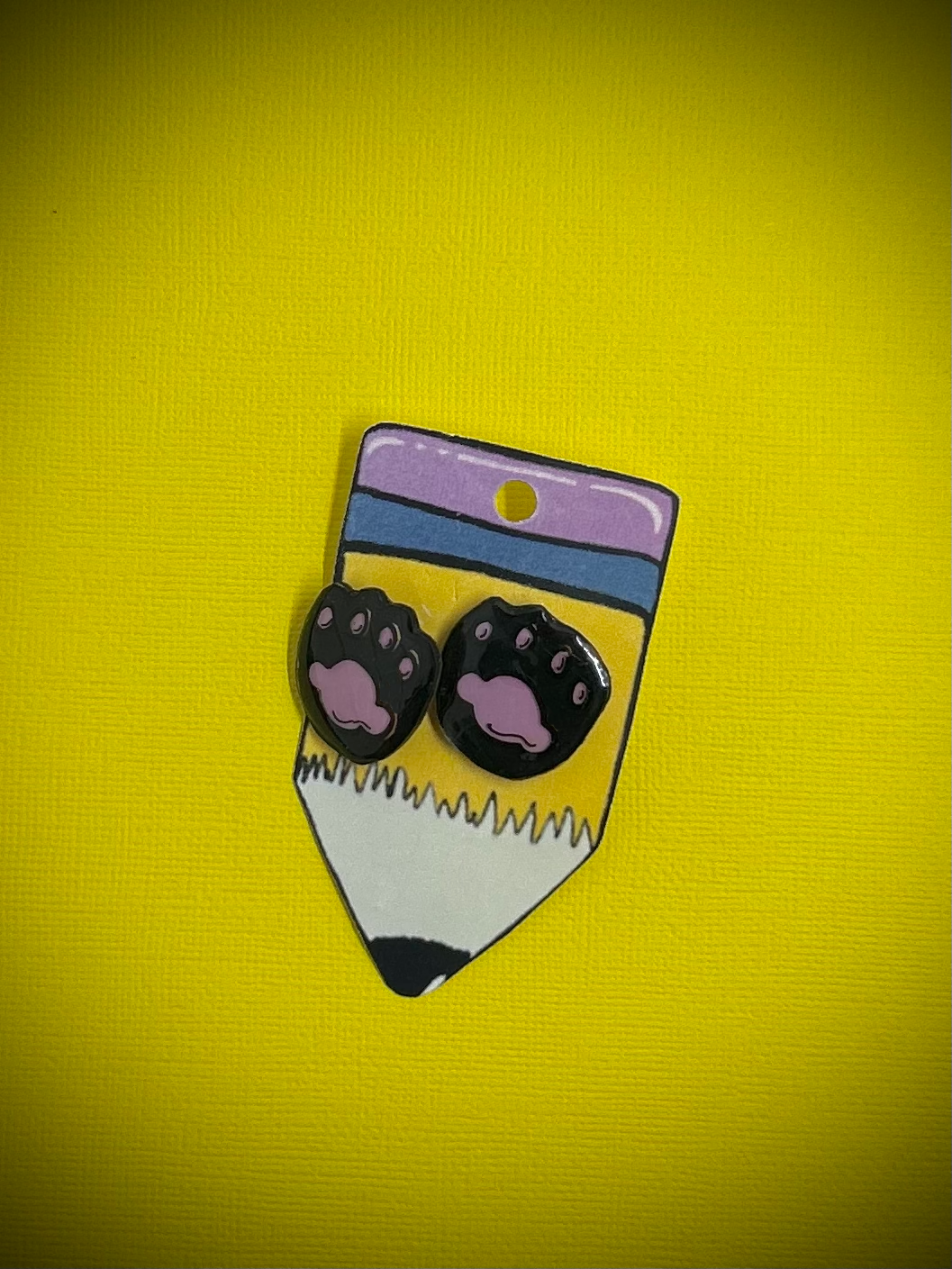 Cat Paw Stud Earrings