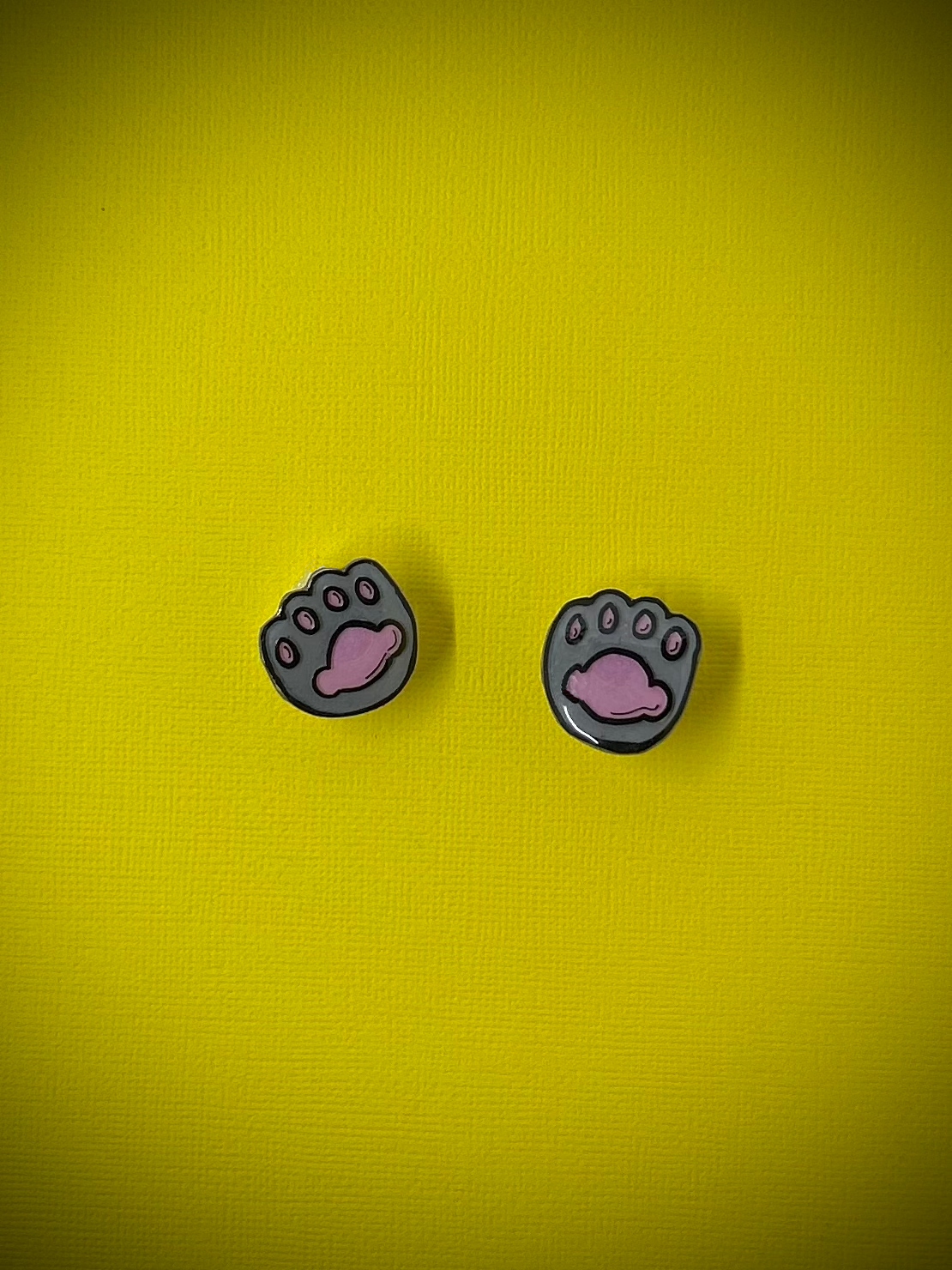 Cat Paw Stud Earrings