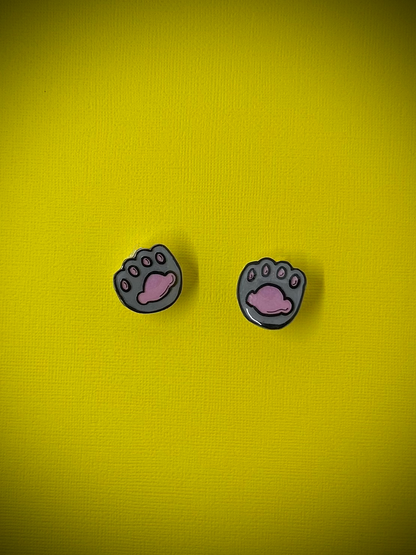 Cat Paw Stud Earrings
