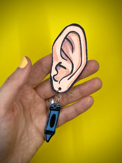 Crayon Earrings