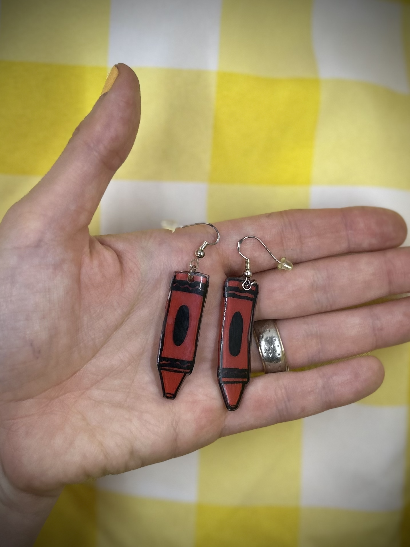 Crayon Earrings