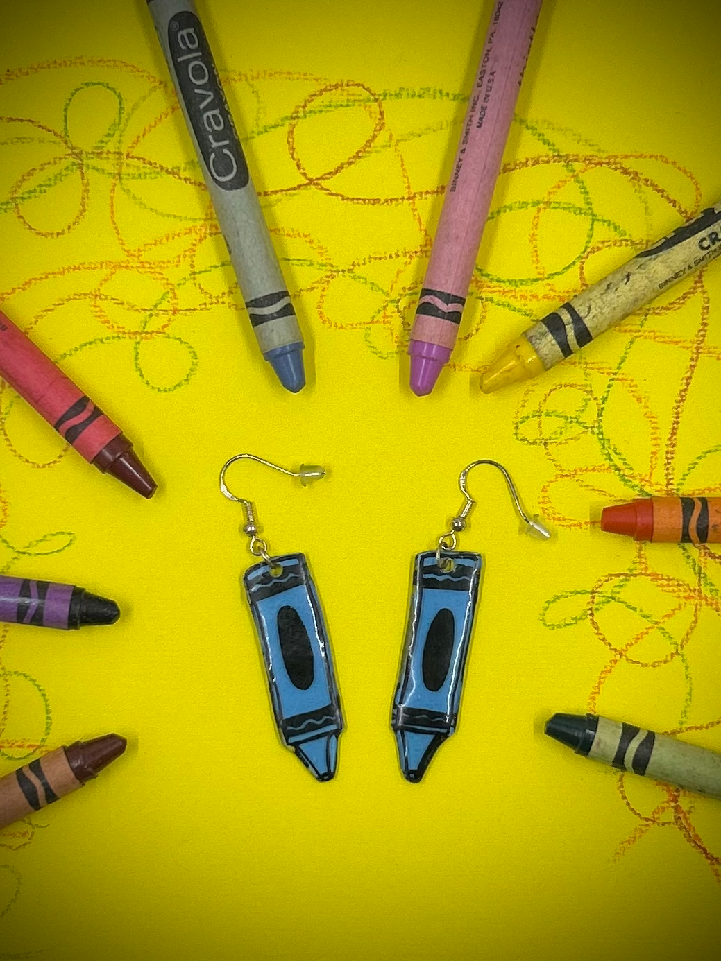 Crayon Earrings
