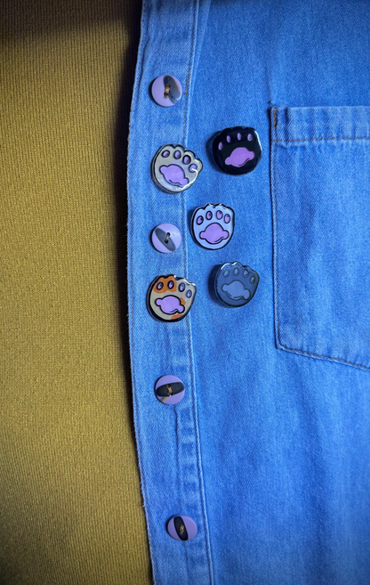 Cat Paw Pins