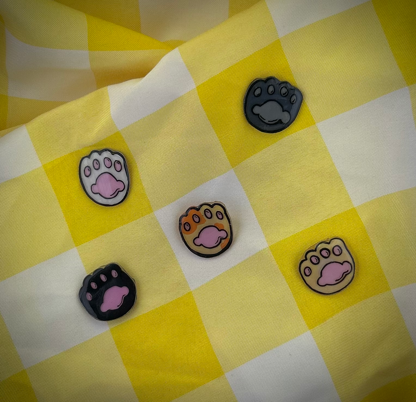 Cat Paw Pins