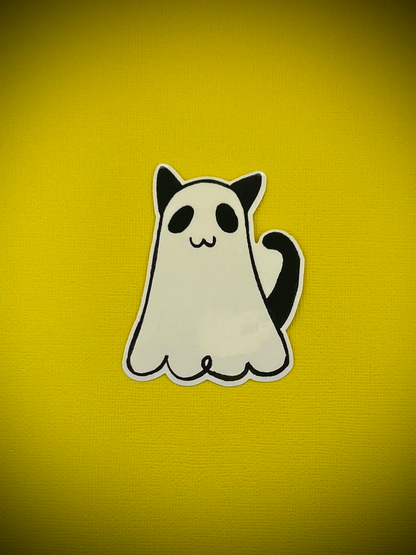 Ghost Cat Sticker