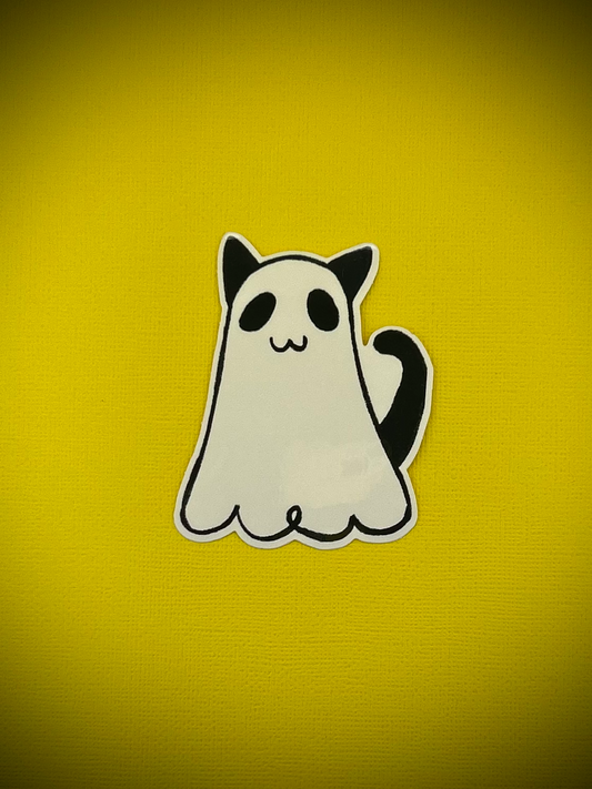 Ghost Cat Sticker