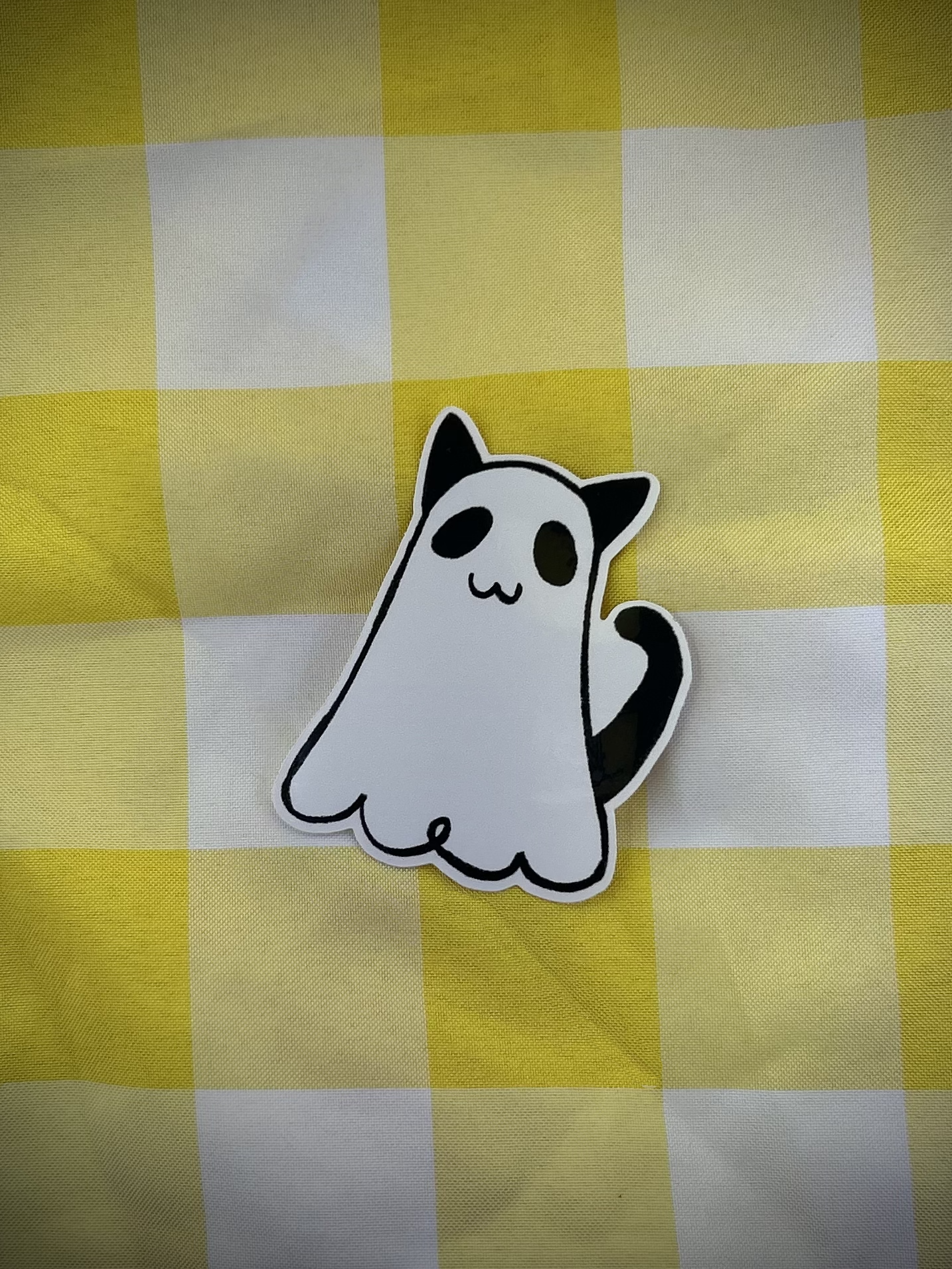 Ghost Cat Sticker