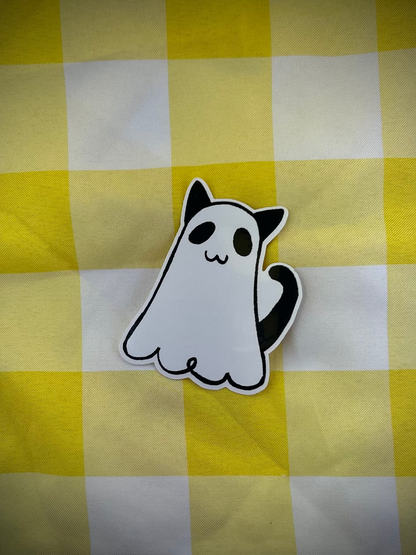 Ghost Cat Sticker
