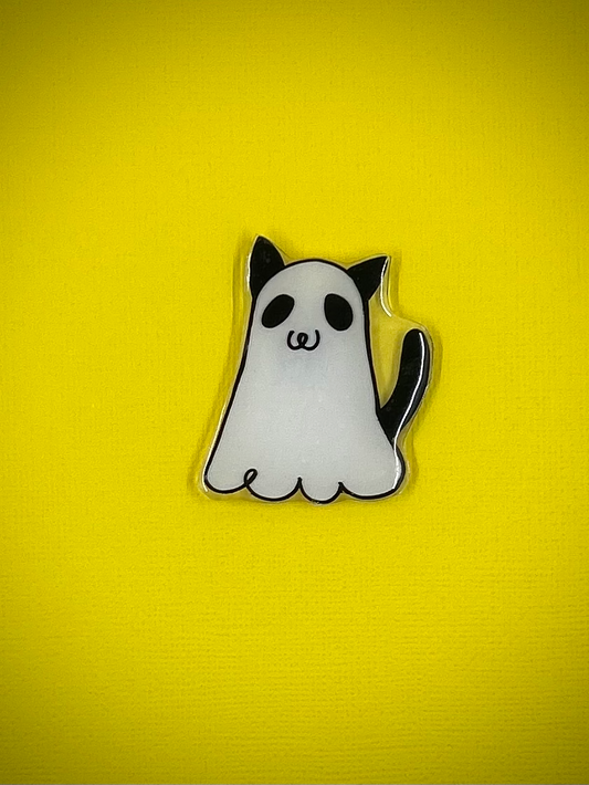 Ghost Cat Magnet