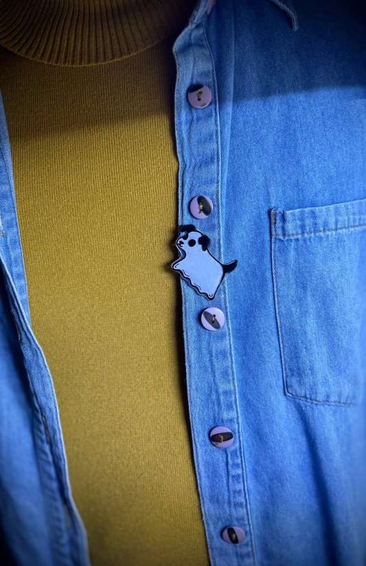 Ghost Dog Pin