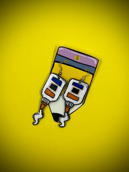 Glue Bottle Earrings