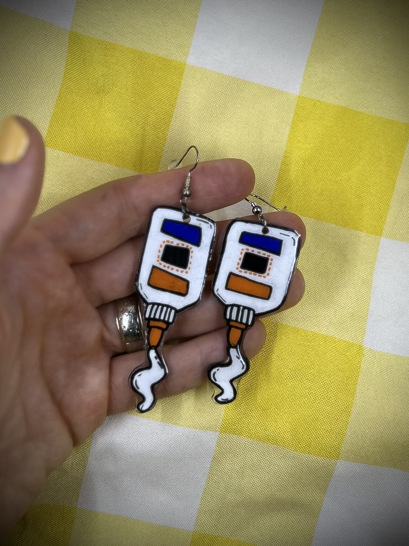 Glue Bottle Earrings