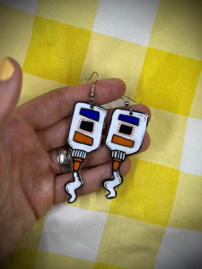 Glue Bottle Earrings