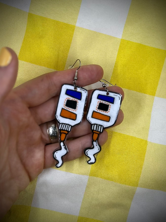 Glue Bottle Earrings