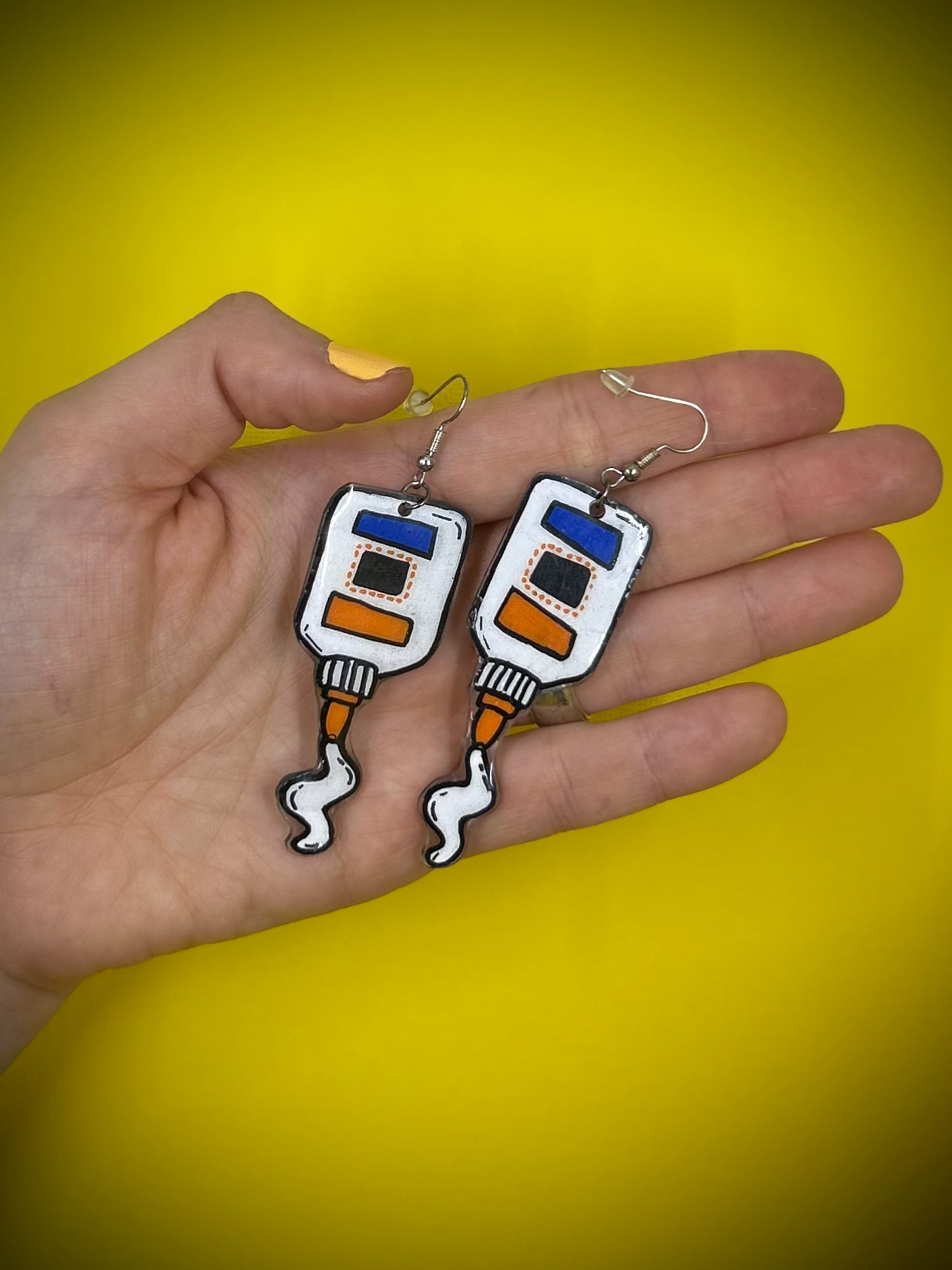 Glue Bottle Earrings
