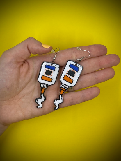 Glue Bottle Earrings