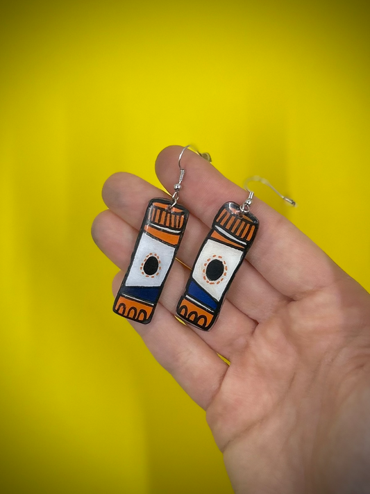 Glue Stick Earrings