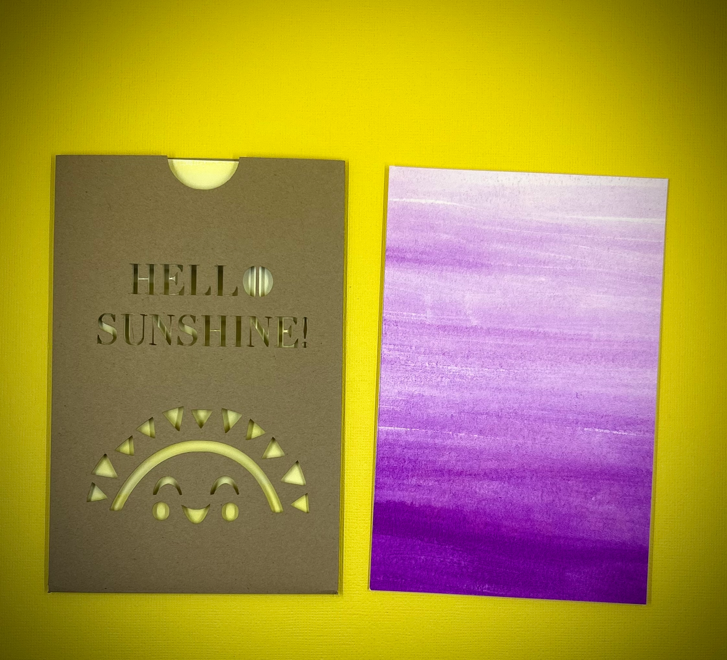 Hello Sunshine! Pull Card