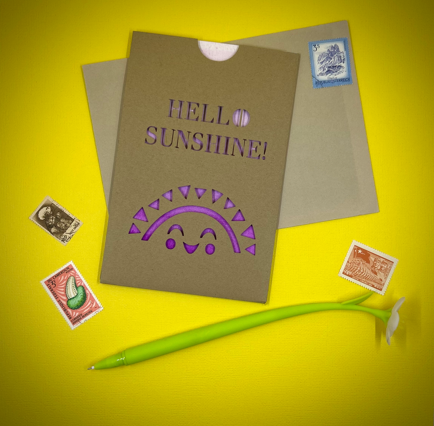 Hello Sunshine! Pull Card