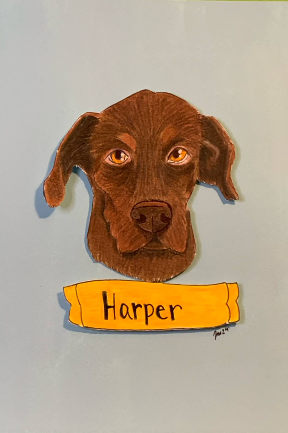 Custom Hand Illustrated Pet Portrait