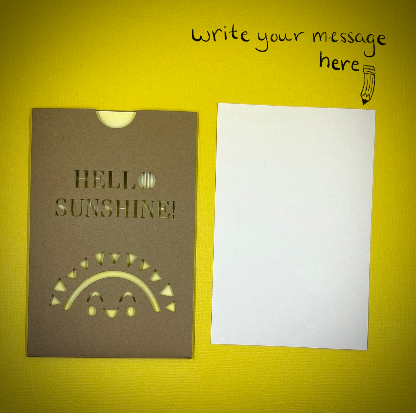 Hello Sunshine! Pull Card