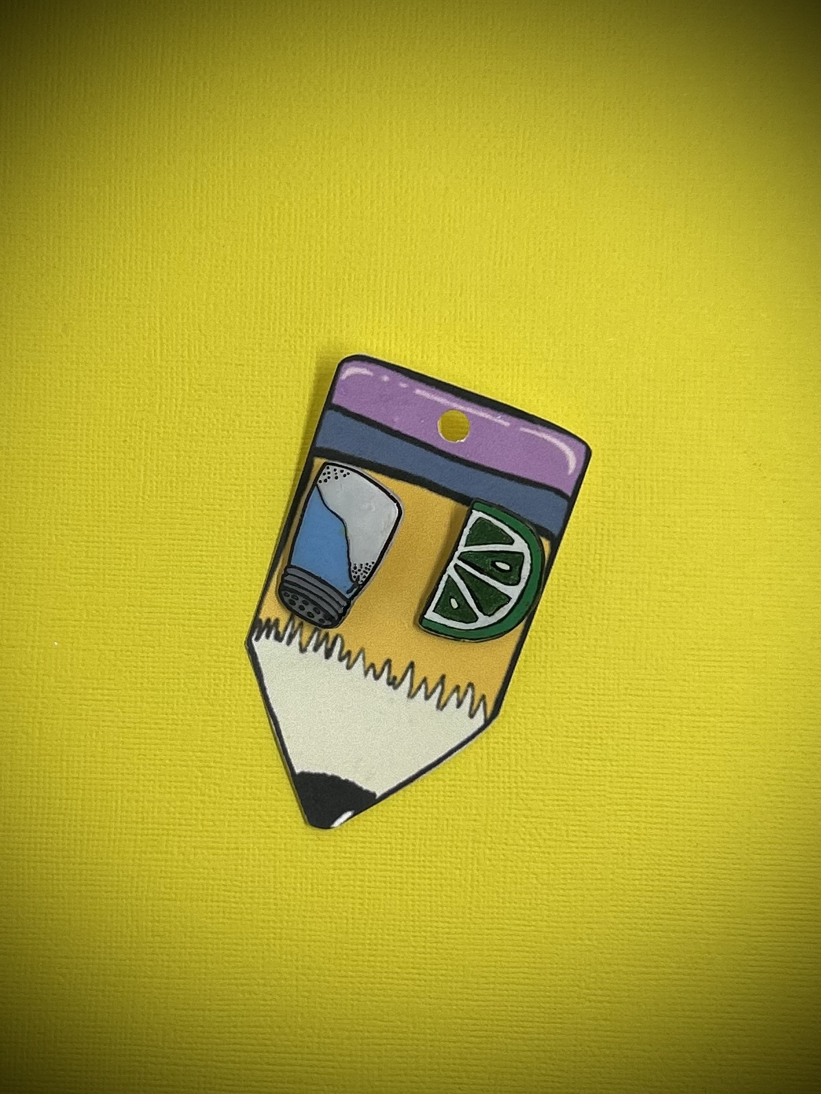 Salt and Lime Stud Earrings