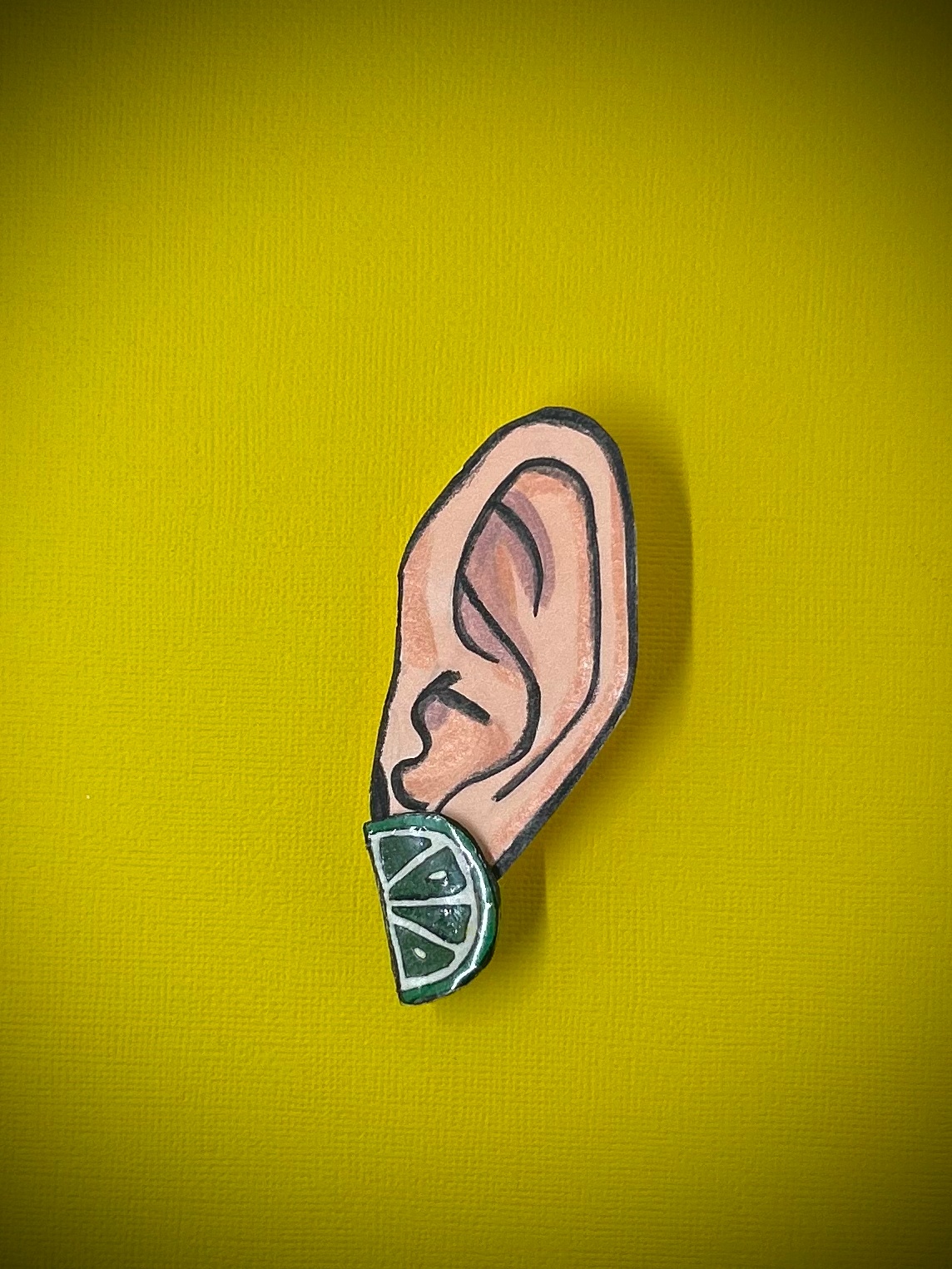 Salt and Lime Stud Earrings