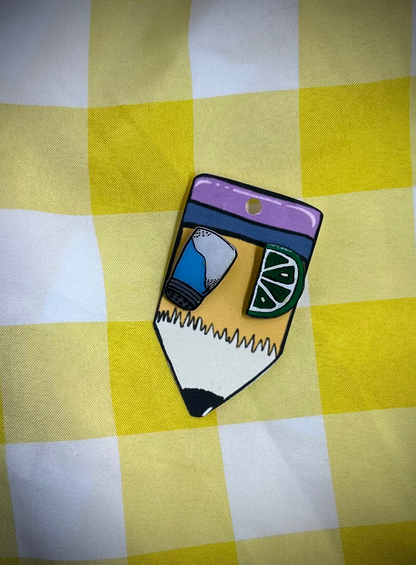 Salt and Lime Stud Earrings