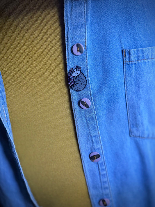 Opossum Pin