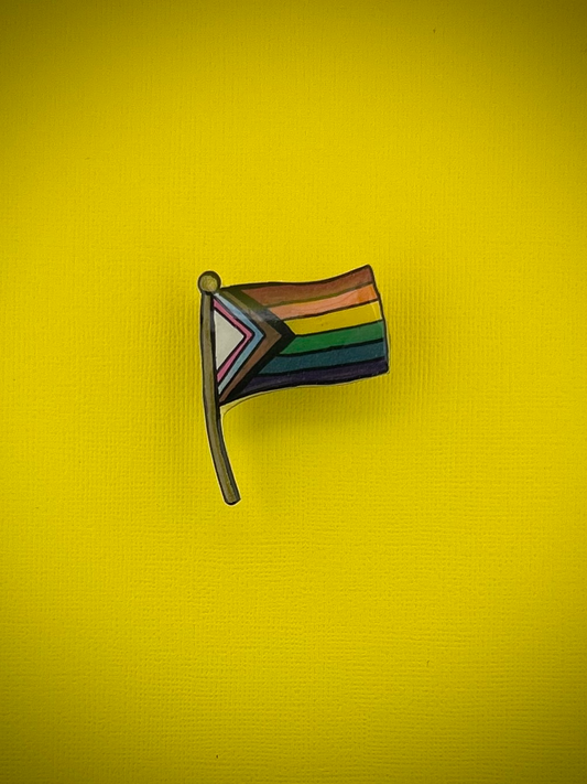 Progress Pride Flag Pin