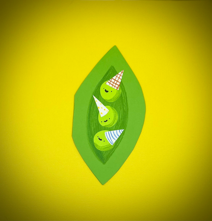 Pea Birthday Card