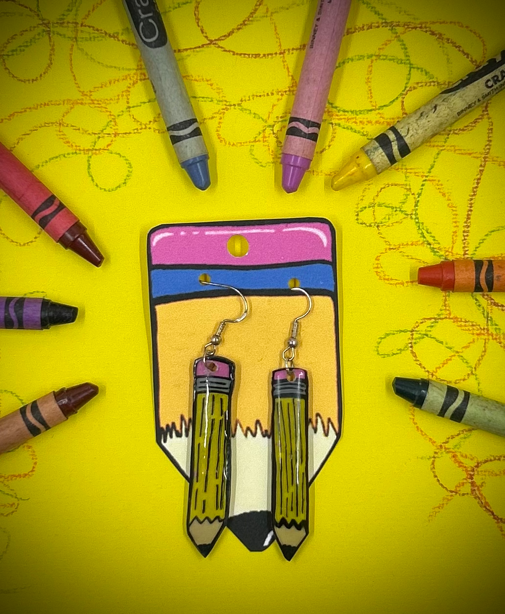 Pencil Earrings