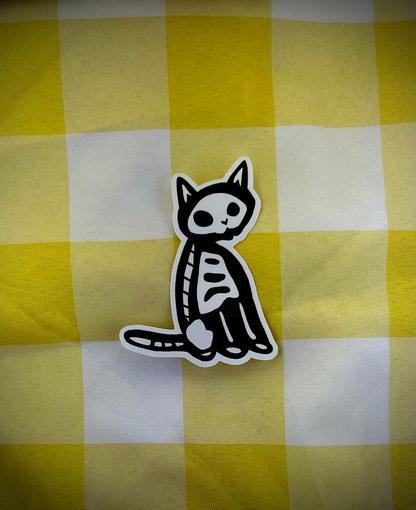 Skelly Cat Sticker