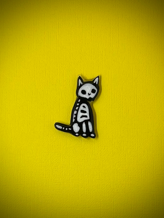 Skelly Cat Magnet