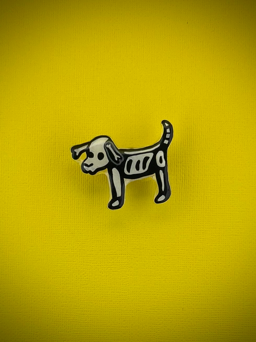 Skelly Dog Pin