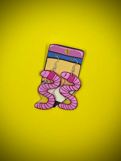 Worm Earrings