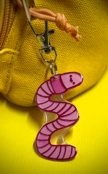 Worm Keychain