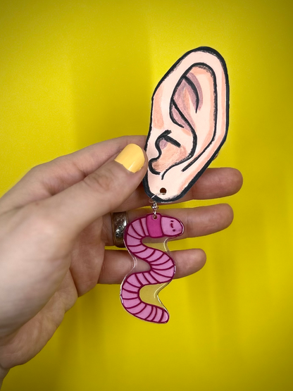 Worm Earrings